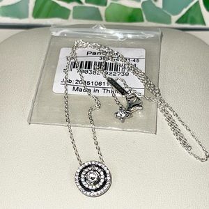 Pandora Sparkling Double Halo Collier 